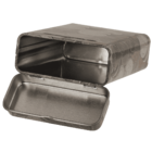 Metal cigarette case, 10 x 7 cm,