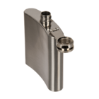 Metal flask for ca. 140 ml,