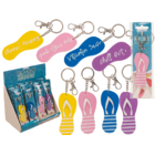 Metal key chain, Flip Flop,