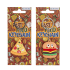 Metal keychain, Fast Food,