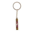 Metal keychain, Fidget Sandglass,