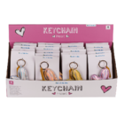 Metal keychain, Heart,