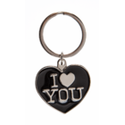Metal keychain, I love you,