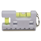 Metal keychain, Spirit Level and Ruler,