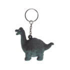 Metal keychain, Squeeze dinosaur,