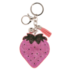 Metal Keychain, Tropical Sequins,