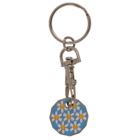 Metal Keychain with trolley Coin,