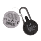 Metal snap hook with CPB-LED (incl. batteries)