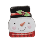 Metal tin, snowman & santa assorted,