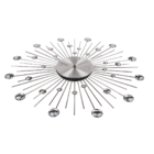 Metal Wall Clock, Crystal,