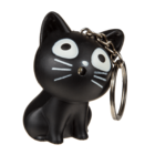 Metall-Schlüsselanhänger, Katze, mit Tierstimme &