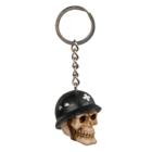 Metall-Schlüsselanhänger, Skull, ca. 4 cm,