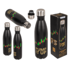 Metall-Trinkflasche, Crypto, Pump it up,