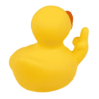 Middle finger Squeaking Duck, ca. 8 cm,