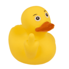 Middle finger Squeaking Duck, ca. 8 cm,