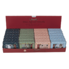 Mini corona de Adviento, 4 mini velas con base