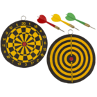 Mini dart game with 3 darts, D: 15 cm,