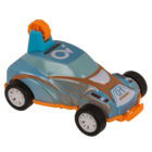 Mini stunt car with pull back, approx. 8 cm,