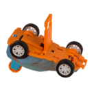 Mini stunt car with pull back, approx. 8 cm,
