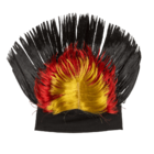 Mohican wig, Germany flag,