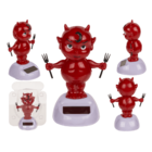 Movable figure, baby devil, with solar cell,