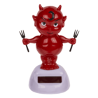 Movable figure, baby devil, with solar cell,