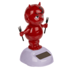 Movable figure, baby devil, with solar cell,