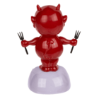 Movable figure, baby devil, with solar cell,