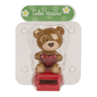 Movable figure, Love you bear, with solar cell,