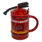 Mug, Fire Fighter, Ceramic, with lid and spoon,