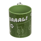 Mug, football, with spinner handle,