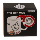 Mug, Fuck Off, en céramique, 8 x 10 cm,