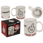 Mug, Fuck Off, en céramique, 8 x 10 cm,