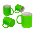 Mug, Neon Green, made of stoneware, 9 x 8.5 cm,