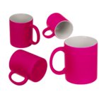 Mug, Neon Pink, made of stoneware, 9 x 8.5 cm,