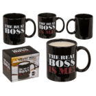 Mug, The Real Boss, Stoneware,