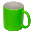 Mug, vert néon, en faience, 9 x 8,5 cm,