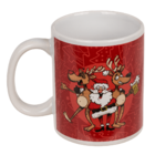 Mug en grès, Crazy Santa,