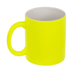 Mug,Jaune néon, en faience, 9 x 8,5 cm,