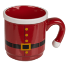 Mug with Christmas design (Santa Claus & Santa,