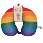 Nackenkissen mit Micropellet-Füllung, Regenbogen,