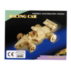 Natural Wooden 3D Puzzle, Cars,