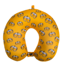 Neck cushion with micro pellet filling, Beer,