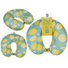 Neck cushion with micro pellet filling, Lemons,