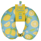 Neck cushion with micro pellet filling, Lemons,