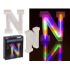 Neon-Leuchtbuchstabe, N, Höhe:16 cm,