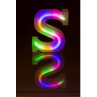 Neon-Leuchtbuchstabe, S, Höhe:16 cm,