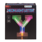 Neon-Leuchtbuchstabe,Y, Höhe:16 cm,