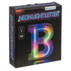 Neon Light Letter, B, Height: 16 cm, for