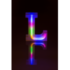 Neon Light Letter, L, Height: 16 cm, for